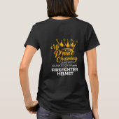 私のプリンス魅力的消防士の妻 Tシャツ (裏面)
