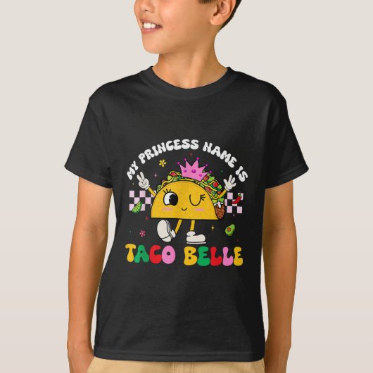 私のプリンセス名はタコベルチンコデマヨシャツ Tシャツ (正面)