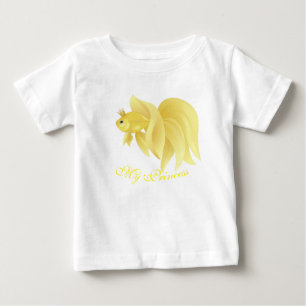 私のプリンセス・ゴールデン・フィッシュ ベビーTシャツ