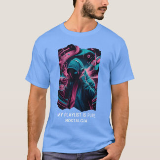 私のプレイリストは純粋な懐かしさ ヴィンテージ Tシャツ