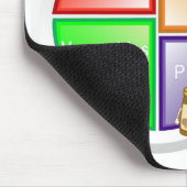 私のプレートのマウスパッド マウスパッド (コーナー)