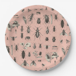 私のプレートのYikesの虫 ペーパープレート