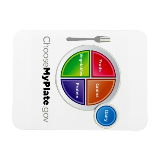 私のプレートを選んで下さい(白い) マグネット (横)