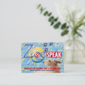 私のプロフィール 名刺 (スタンド正面)