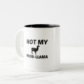 私のプロブ・ラマではない ツートーンマグカップ (正面左)