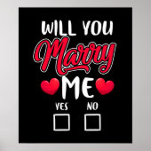 私のプロポーズと結婚してほしい – Valentines Day ポスター (正面)