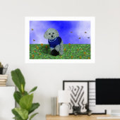 私のプードルと彼のボール。 ポスター (ホームオフィス)