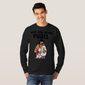 私のプードルなしで Tシャツ (正面フル)