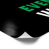 私のプール戦略は偶数 ポスター (コーナー)