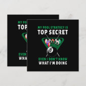 私のプール戦略は均等だ 招待状 (正面/裏面)