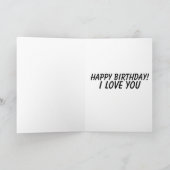 私のベイビーガール、誕生日の彼女または妻のカード カード (内部)