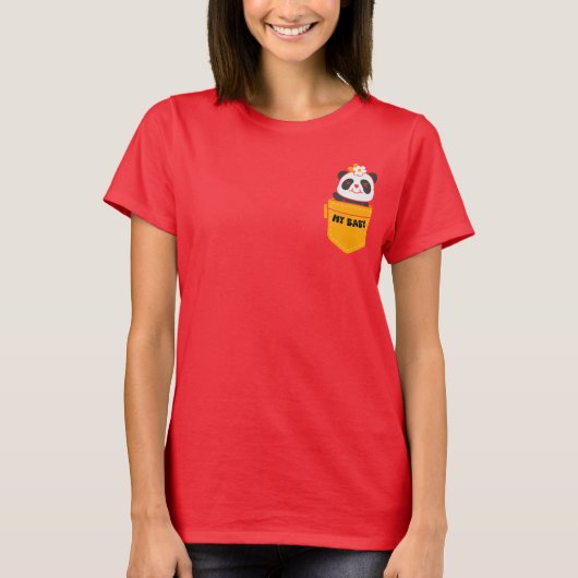 私のベイビー 女性用Tシャツ Tシャツ (正面)