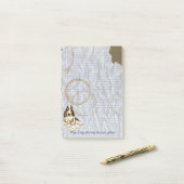 私のベグル食べールのレッスンプラン ポストイット (デスク上)