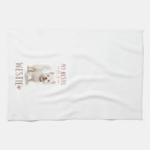 私のベスティーはウェスティーだ キッチンタオル (横)