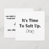 私のベストマンか 招待状 (正面/裏面)