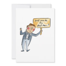 私のベストマンになってくれる？