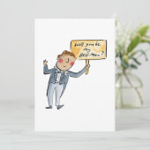 私のベストマンになってくれる？ 招待状 (スタンド正面)