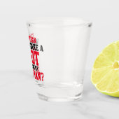 私のベストマンになってみたいパーソナライズされた ショットグラス (右)