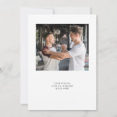 私のベストマン写真オプティシャンのチャートになるかどうか 招待状 (裏面)