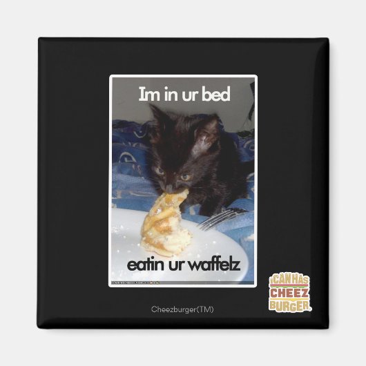 私のベッドに居る マグネット (正面)