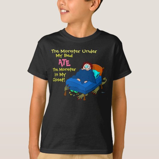 私のベッドの下のモンスター Tシャツ (正面)