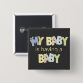 私のベビーにベビーがあっています 缶バッジ (正面&裏面)
