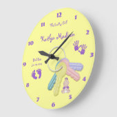 私のベビーの時計 ラージ壁時計 (傾斜)