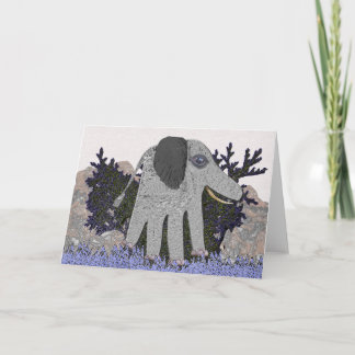 私のベビー象のメッセージカード カード