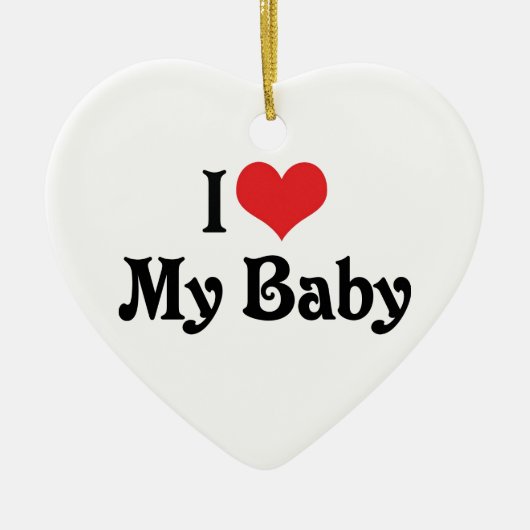 私のベビー セラミックオーナメント (正面)