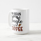 私のベルはコーヒーなしで鳴らないおもしろマグカップ コーヒーマグカップ (正面左)