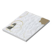 私のベルギー食べのレッスンプラン ノートパッド (回転)