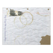 私のベルギー食べのレッスンプラン ノートパッド (正面)