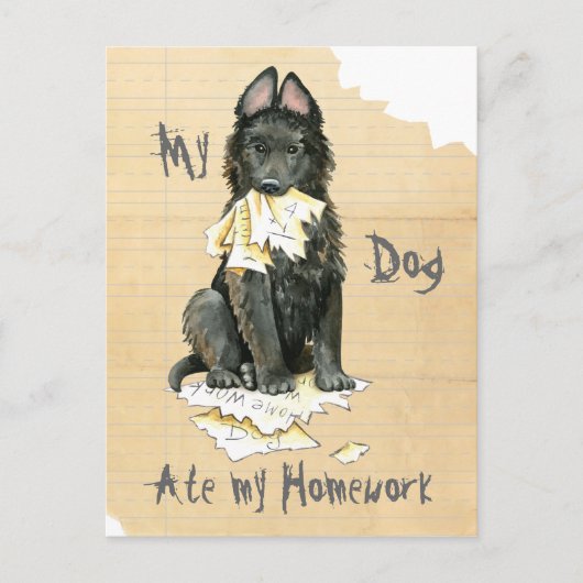 私のベルギー食べの宿題 ポストカード (正面)