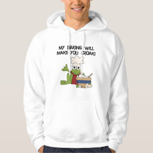 私のベーキングはしわがれ声のTシャツおよびギフトを作ります パーカ