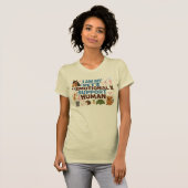 私のペットの感情的サポート人間 Tシャツ (正面フル)