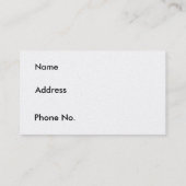 私のペットは家に一人で 名刺 (裏面)