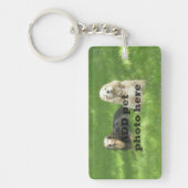 私のペットは家の写真のkeychainだけです キーホルダー (正面)