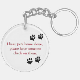 私のペットは家の写真のkeychainだけです キーホルダー