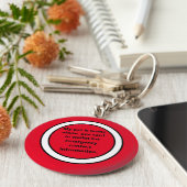 私のペットは赤い家に居る キーホルダー (側面)