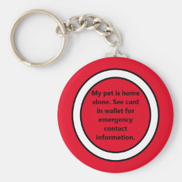 私のペットは赤い家に居る キーホルダー