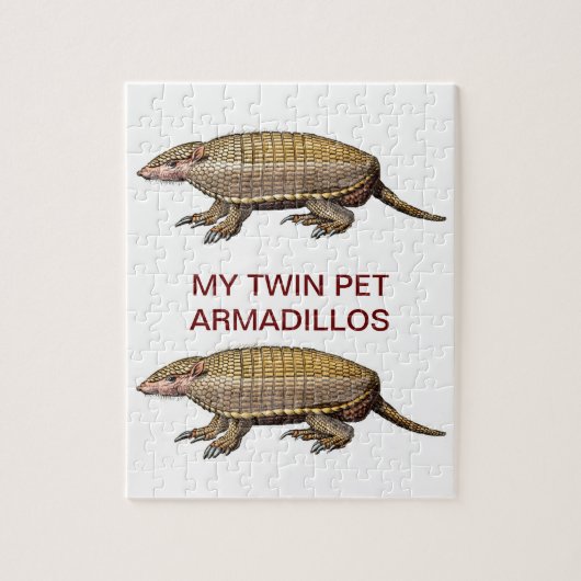 私のペットアルマジロ-かわいく及び愛らしい- YES! ジグソーパズル (縦)