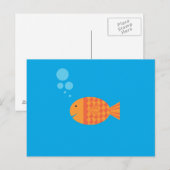 私のペット金魚 ポストカード (正面/裏面)