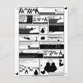 私のペンギンですか。 インビテーションポストカード