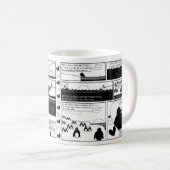 私のペンギンですか。 コーヒーマグカップ (正面右)