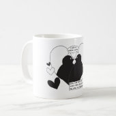 私のペンギンですか。 -色を変えて下さい コーヒーマグカップ (正面左)