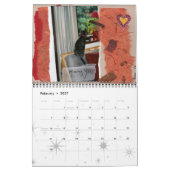 私のペーパー精神のカレンダー カレンダー (2月 2027)