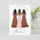 私のホステスになる？ガウンの女の子 招待状 (スタンド正面)