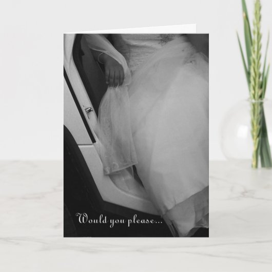 私のホステス ウェディング インビテーション (正面)