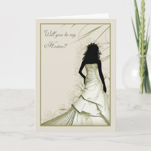 私のホステス・クリーム・ブレンドになってくれませんか 招待状 (正面)