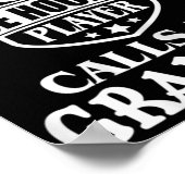 私のホッケーお気に入りのプレーヤーは私におばあちゃんアイスホックと呼ぶ ポスター (角)